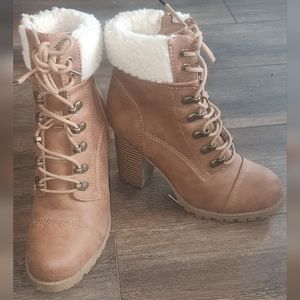 Sugar RORY Brown Heeled Boots
